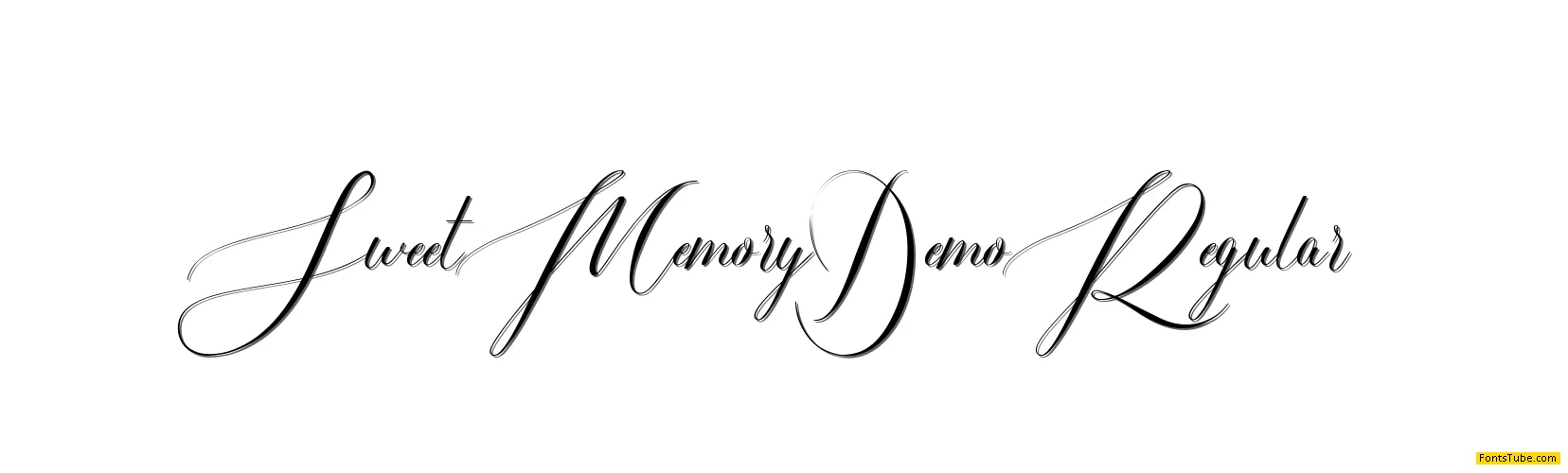 Sweet Memory Demo Font