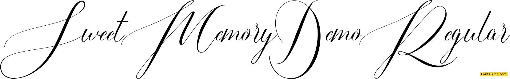 Sweet Memory Demo Font