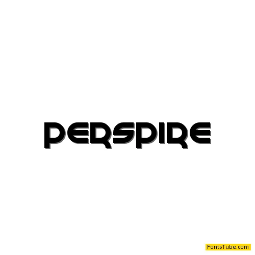 Perspire Font