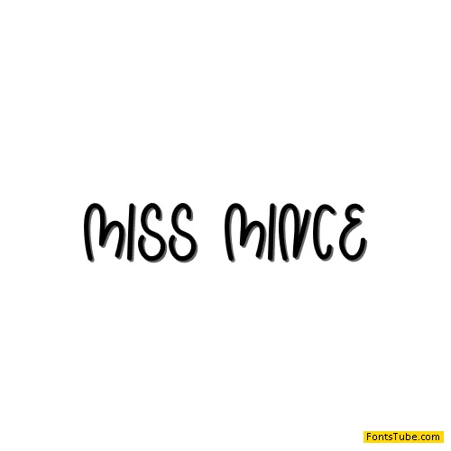 Miss Mince Font