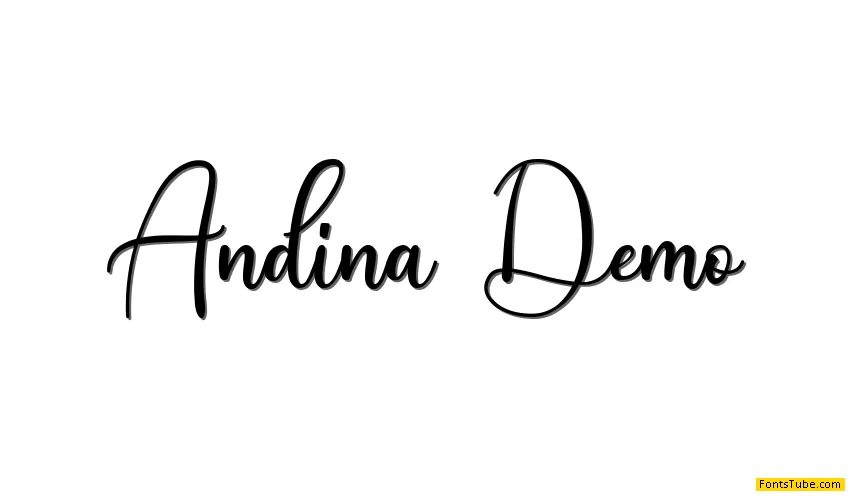 Andina Demo Font