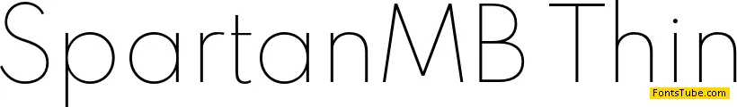 Spartan MB Font Family
