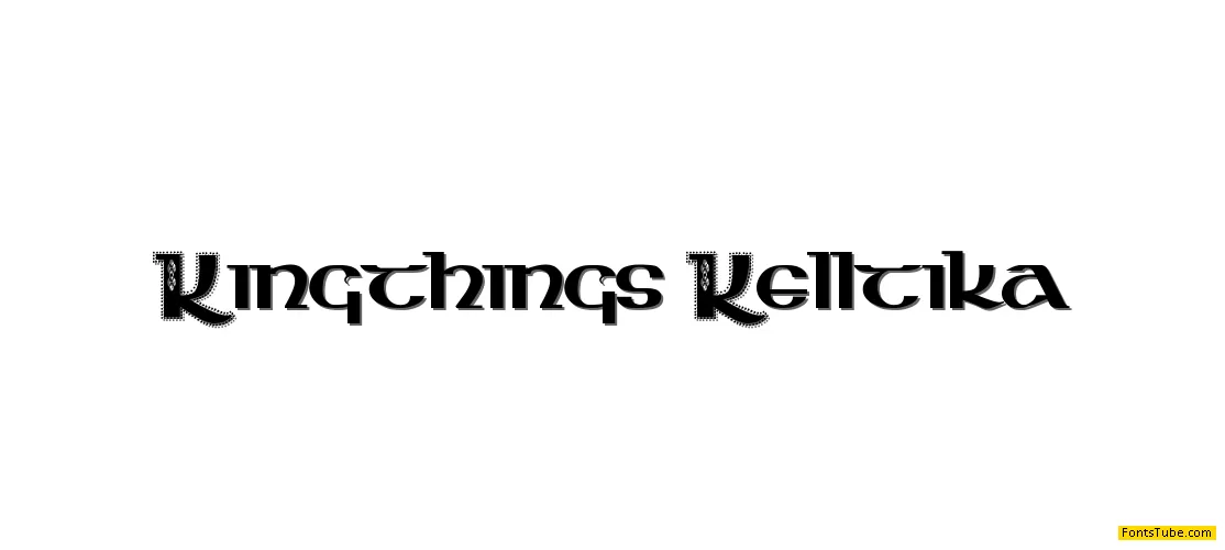 Kingthings Kelltika Font