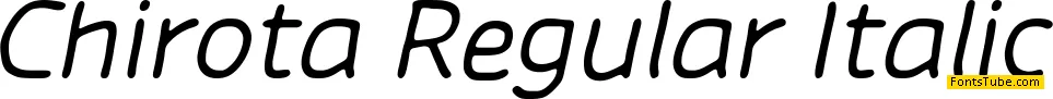 Chirota Font Family