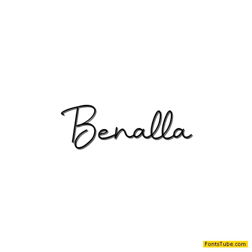 Benalla Font
