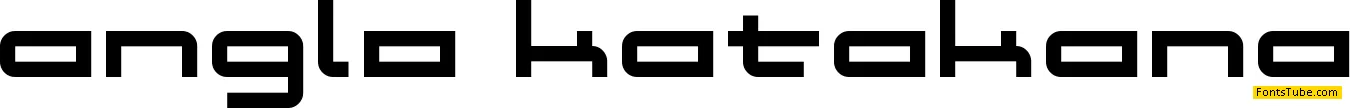 Anglo Katakana