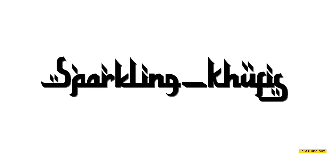 Sparkling Khufis Font