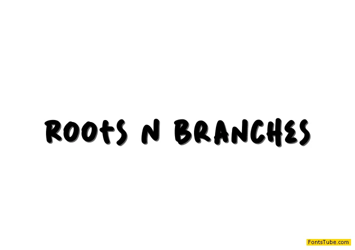 Roots N Branches Font