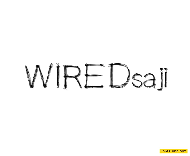 WIRED saji Font