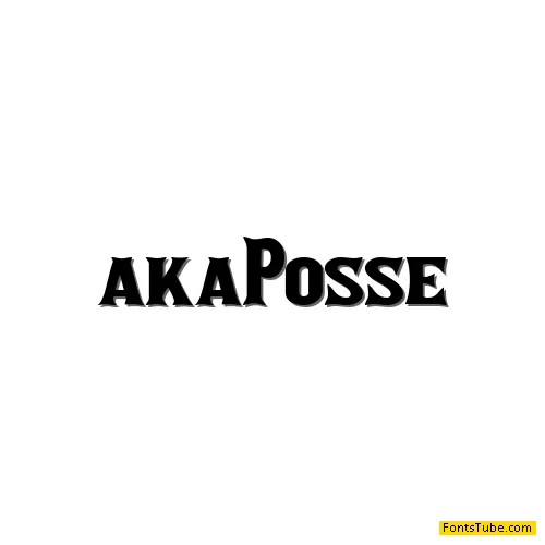 akaPosse Font