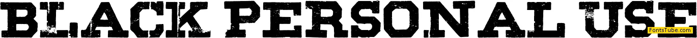 BLACK Font
