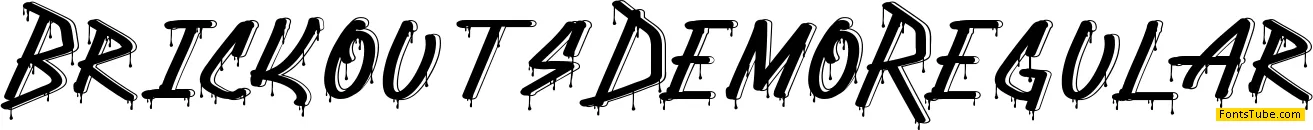 Brickouts Demo Font