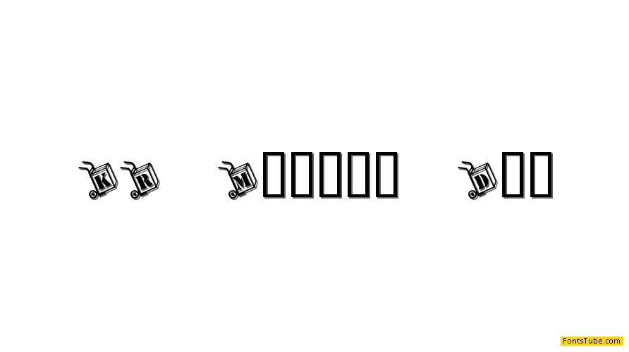KR Moving Day Font