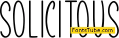 Solicitous Font