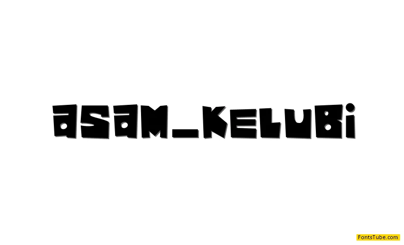 Asam Kelubi Font