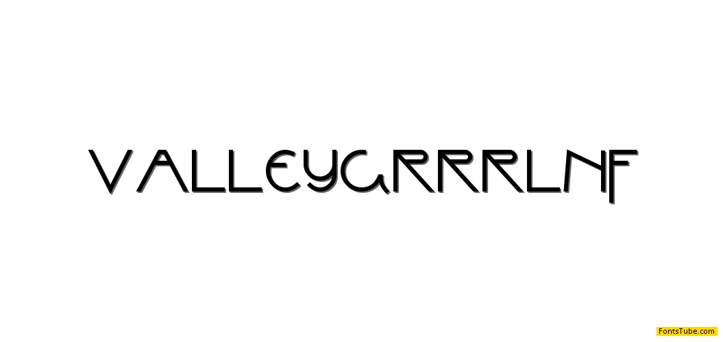 Valley Grrrl NF Font