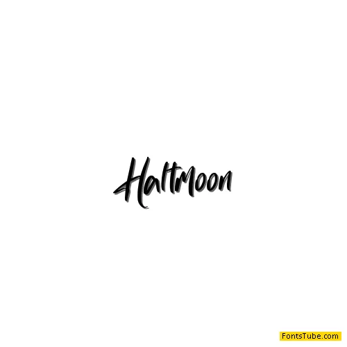 Haltmoon Font