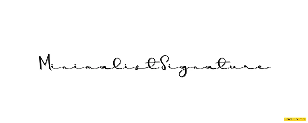 Minimalist Signature