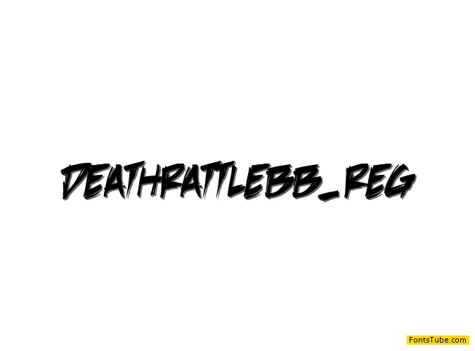 Death Rattle BB Font