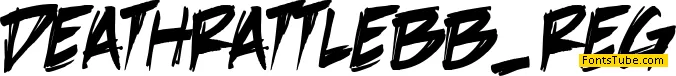 Death Rattle BB Font