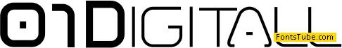 01 Digitall Font
