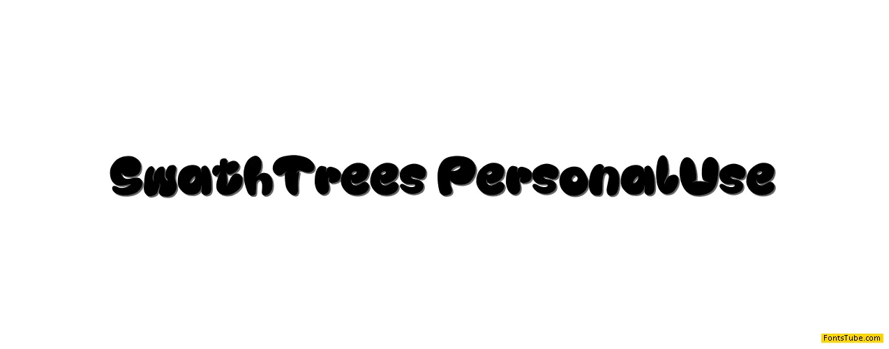 Swath Trees Font