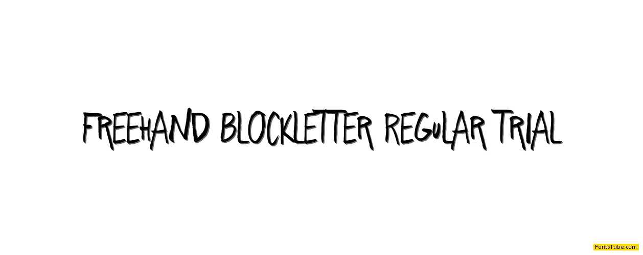 Freehand Blockletter Font Family