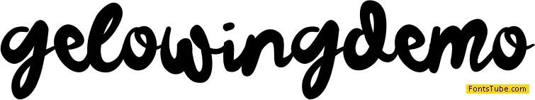Gelowing Font