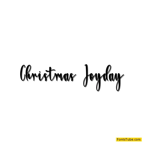 Christmas Joyday-PERSONAL USE Font