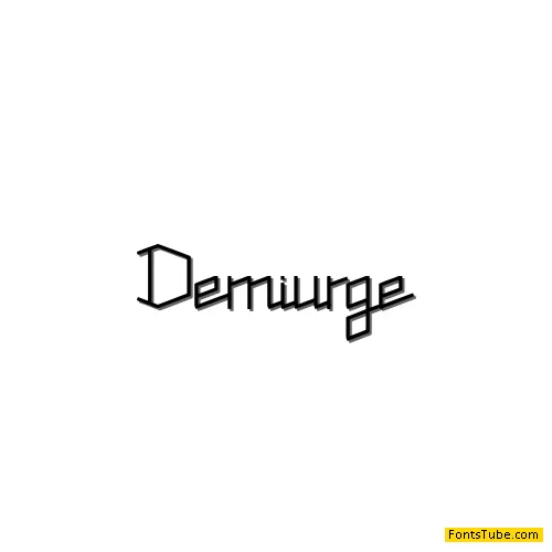 Demiurge Font