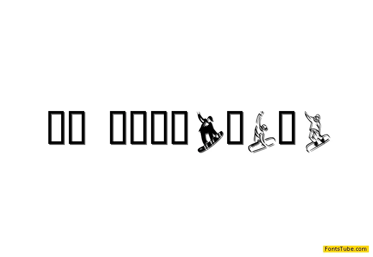 KR Snowboard Font