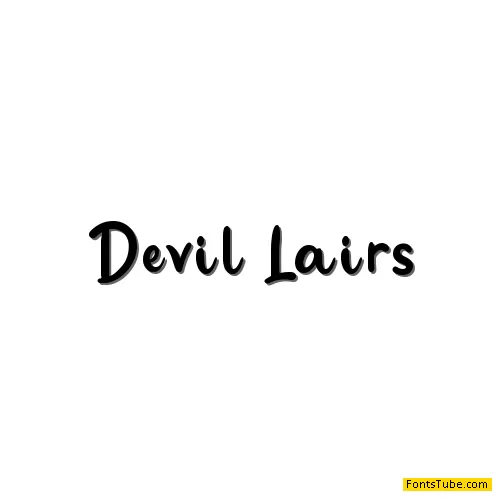 Devil Lairs Font
