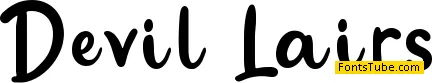 Devil Lairs Font