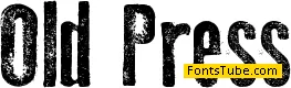 Old Press Font Family