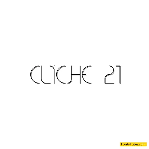 CLiCHE 21 Font Family