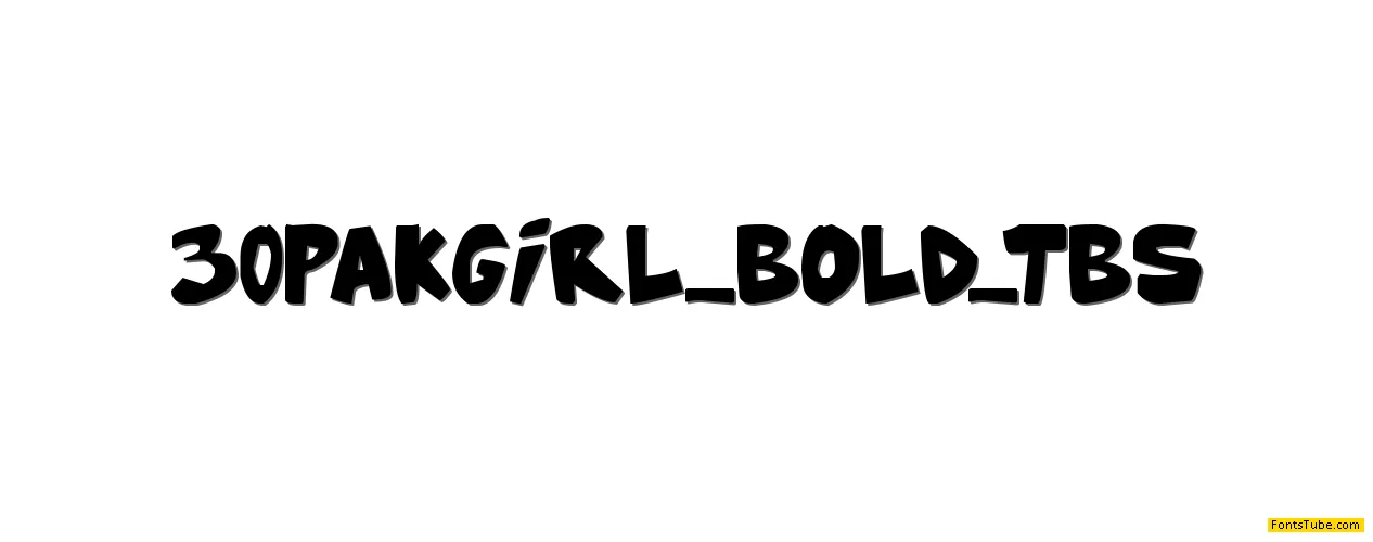 30 Pack Girl Font