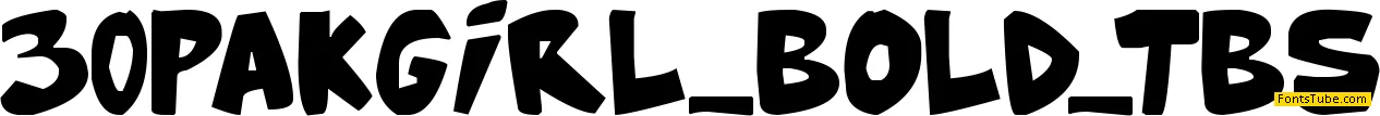 30 Pack Girl Font