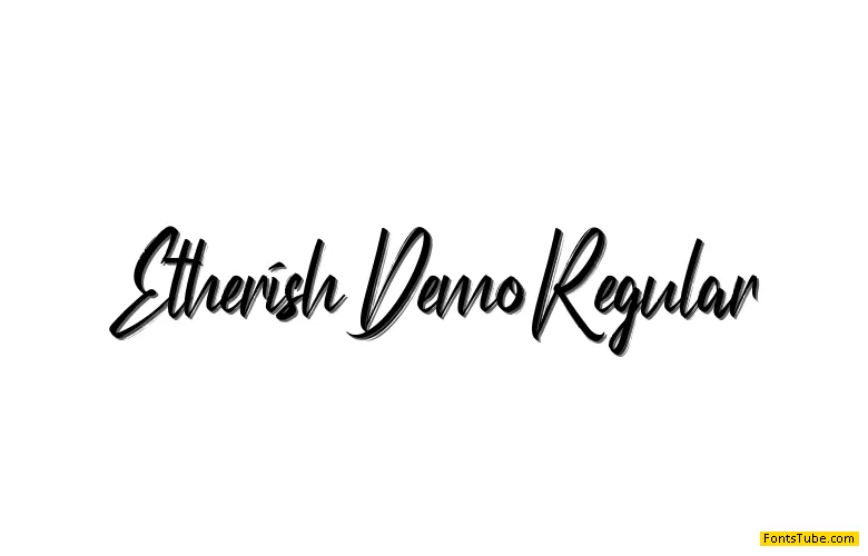 Etherish Demo Font