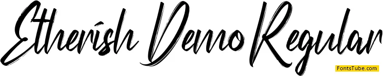 Etherish Demo Font