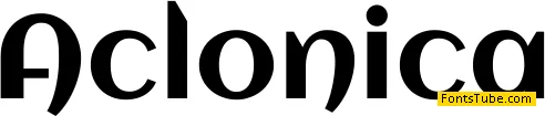 Aclonica Font