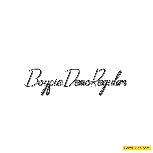 Boyfie Demo Font