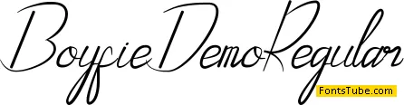Boyfie Demo Font