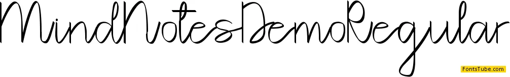 Mind Notes Demo Font