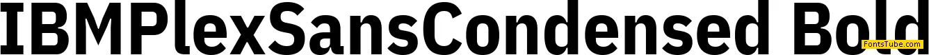 IBM Plex Sans Condensed