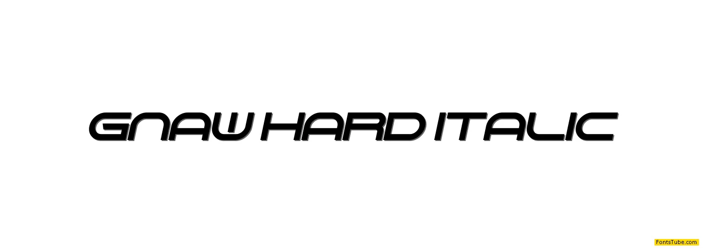 Gnaw Hard Font Family