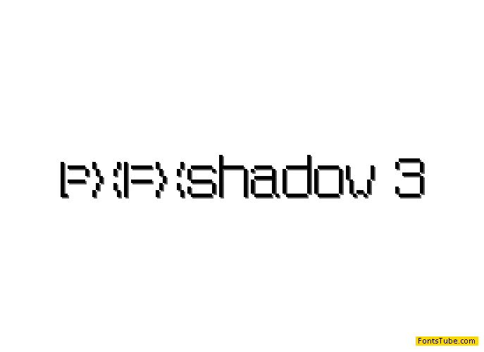 PXFXshadow Font