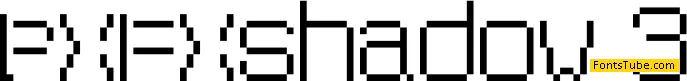 PXFXshadow Font