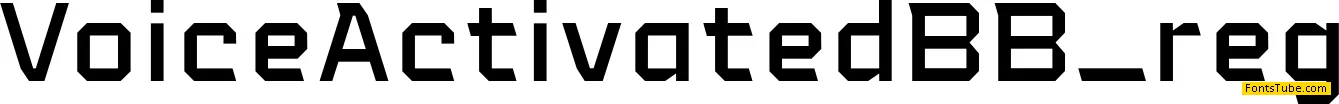 Voice Activated Font Family