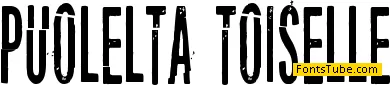 Puolelta toiselle Font