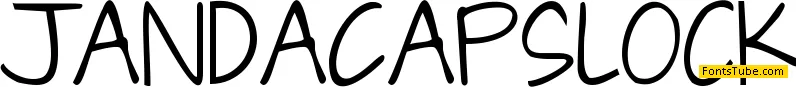 Janda Capslock Font